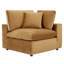 Canapé modulaire en velours rembourré 6 pièces Modway Commix-1950305739