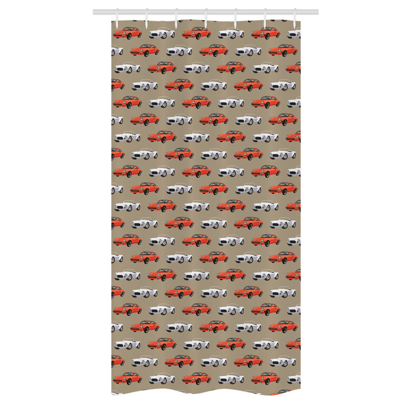 Eugina Shower Curtain with Hooks Included, 72" H x 36" W
