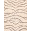 Tapis beige / brun touffeté à la main à imprimé animal-67322752
