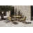Tembel Outdoor Dining Armchair Aluminum Patio Chair with Cushions Modern Garden Seating for Patio and Cafe