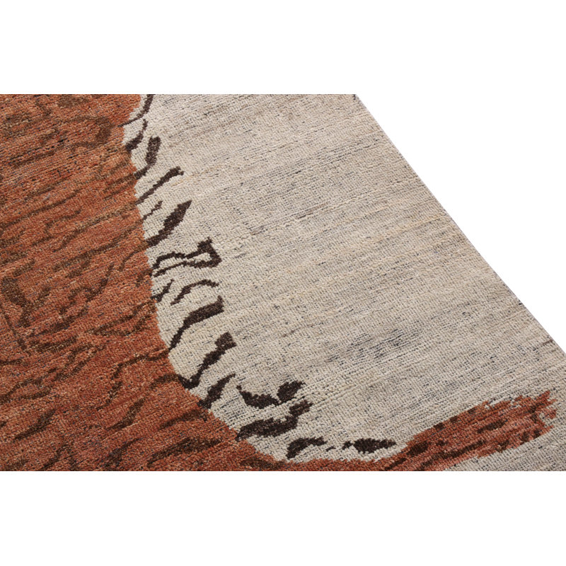 Burano Handmade Kilim Wool Animal Print Area Rug, Rectangle 10' x 14'