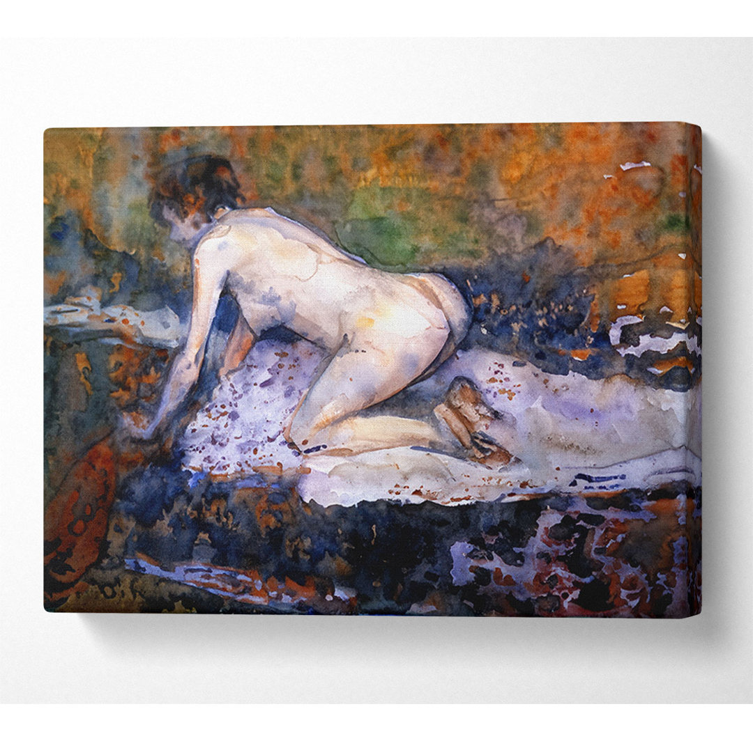 Toulouse Lautrec Frau nackt - Kunstdrucke auf Leinwand