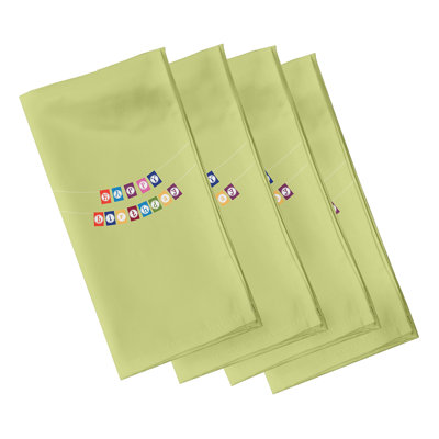 Serviette 22 "Happy Birthday Print