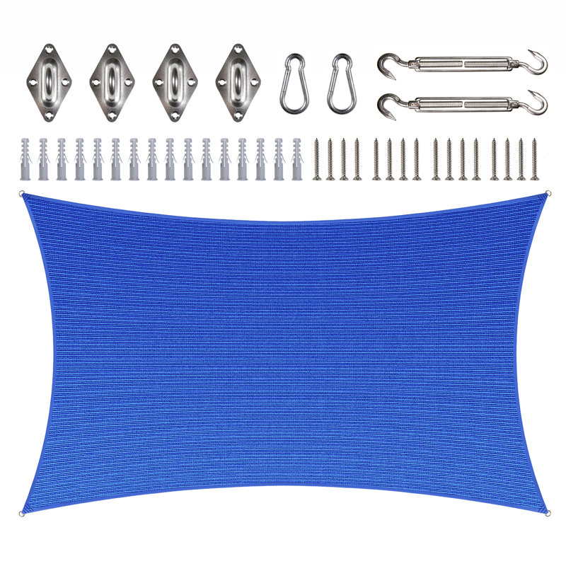 Toile d'ombrage rectangulaire Royal, Brun, 16 pi x 8 pi