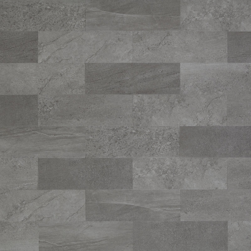ADURA®Max with Microban® Meridian 12" x 24" x 8mm WPC Luxury Vinyl Plank, Meridian Carbon