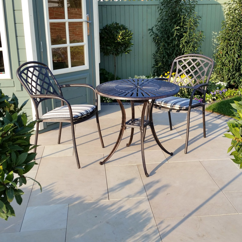 Broxden Elburn 2 Seater Bistro Set with Cushions