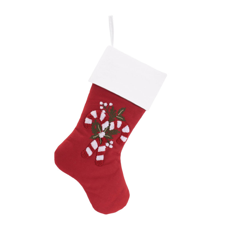 Chaussette de Noël brodée