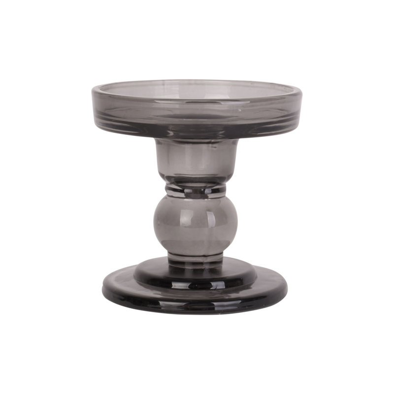 Glass Tabletop Candelabra