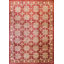 Tapis à motif géométrique moderne et moderne en laine noué à la main Coral-124206092