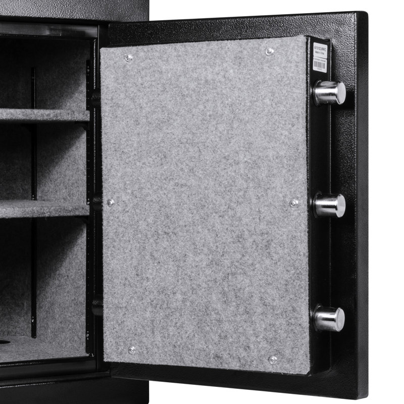 Coffre-fort de 3,51 pieds cubes – Espace suffisant pour ranger des objets importants et les protéger contre les incendies et les utilisations non autorisées.