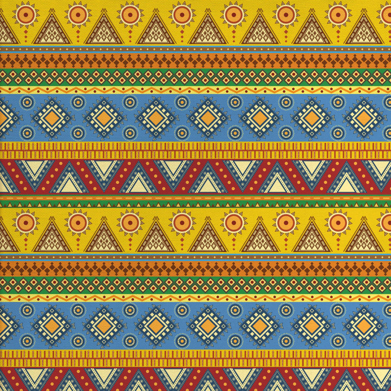 Tissu aztec, l 36 po x L 360 po