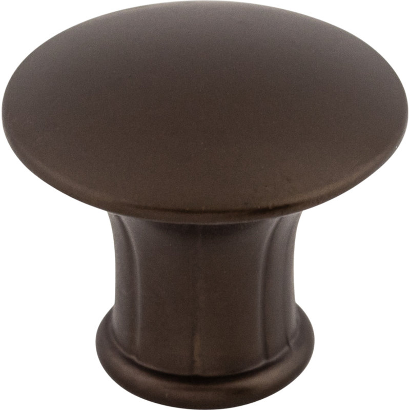 Lund 1 1/4" Diameter Round Knob, Oiled Rubbed Bronze