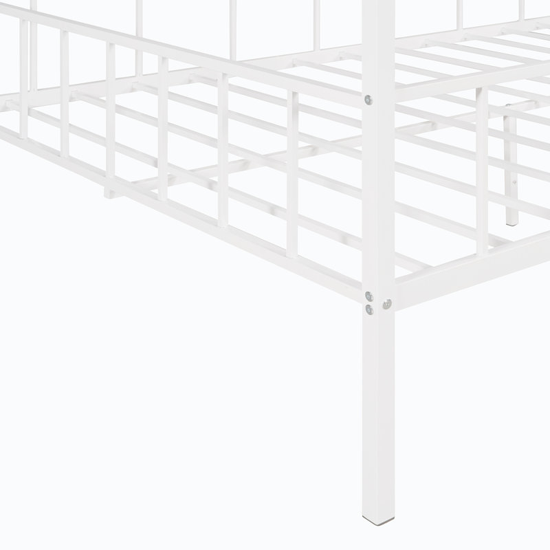 Base de lit 67,83 po Newnan, Blanc
