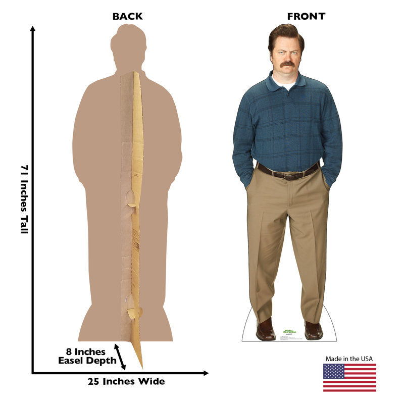 71 in. Cardboard Standup