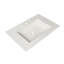 Meuble-lavabo mural simple avec comptoir à surface solide l 30 po x P 21,25 po x H 22 po Mikhia-70565063