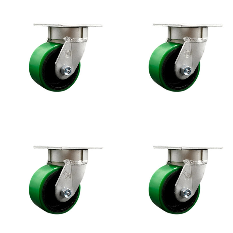 Ensemble de roulettes Kingpinle, Vert