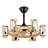 26.4'' 6-Light Fandelier with Remote Control