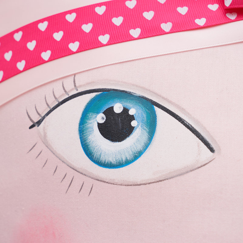 Coussin de poupée de collection Je T'aime Valentine Zombinaland 5 po x 19 po