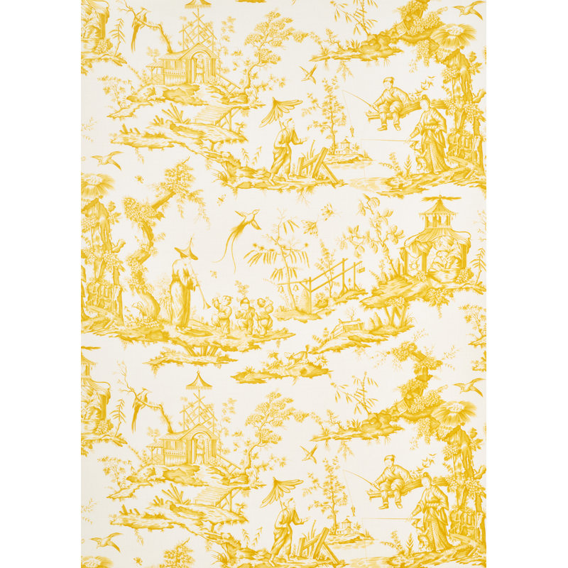 Shengyou Toile Fabric, Yellow