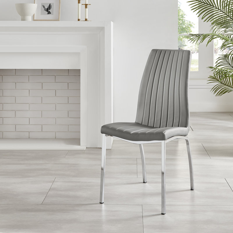 Eubanks Dining Set with 8 Chairs, Grey
