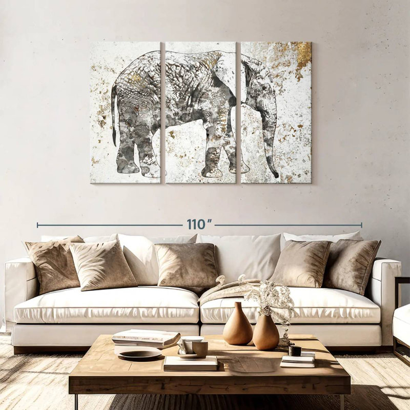 Elephant Stance, 48" H x 74" W
