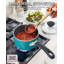 Casserole antiadhésive de 2 pintes avec couvercle en verre Cook N Home Basic, petite casserole antiadhésive en aluminium, casserole de chocolat au lait multiusage avec poignée Stay-Cool, turquoise-112456137-112456139