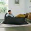 Grand fauteuil à billes et chaise longue