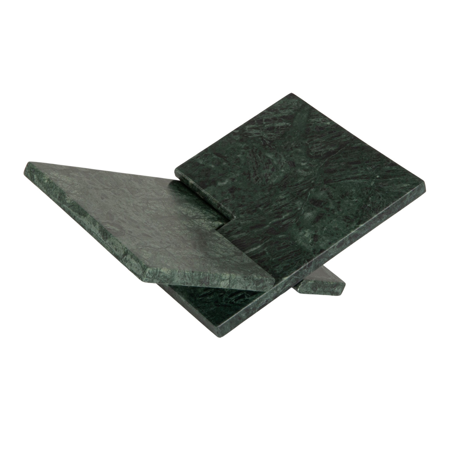 Noya Marble Book Holder, Dark Green