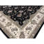 Elegance Oriental Area Rug in Black/Ivory