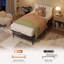 Lit simple en métal Antioch avec supports de matelas à 360 ° et rangement sous le lit, aucun sommier requis, assemblage facile-1180072624