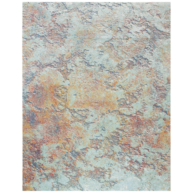 Tapis abstrait Kenia Performance, Rectangle 8 pi x 10 pi