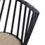 Lewis Windsor Stool With Cushion-Black Oak-Counter-1497053431-1497053426