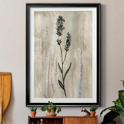 " Sumi-e Silhouette II " Painting Print