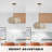 Soft Pumpkin-shaped Drum Round Fabric Pendant Light-2071696941