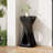 Outdoor Side Table,Twist Shape End Table,Decorative Accent Table,Garden Stool Table For Patio Balcony Beach Pool Side,Lightweight Concrete,Wood Like Texture-1766148652
