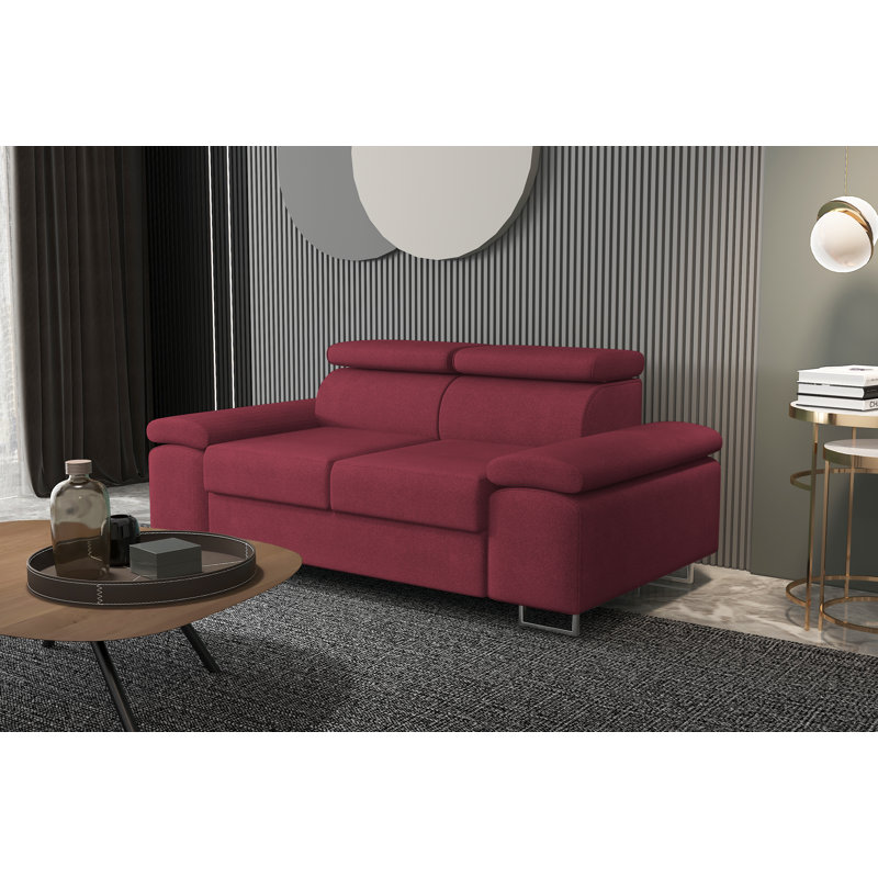 Obrian 2 Seater Loveseat, Claret