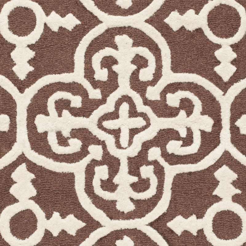 Cambridge Hand Tufted Wool Geometric Rug, Rectangle 2' x 3'