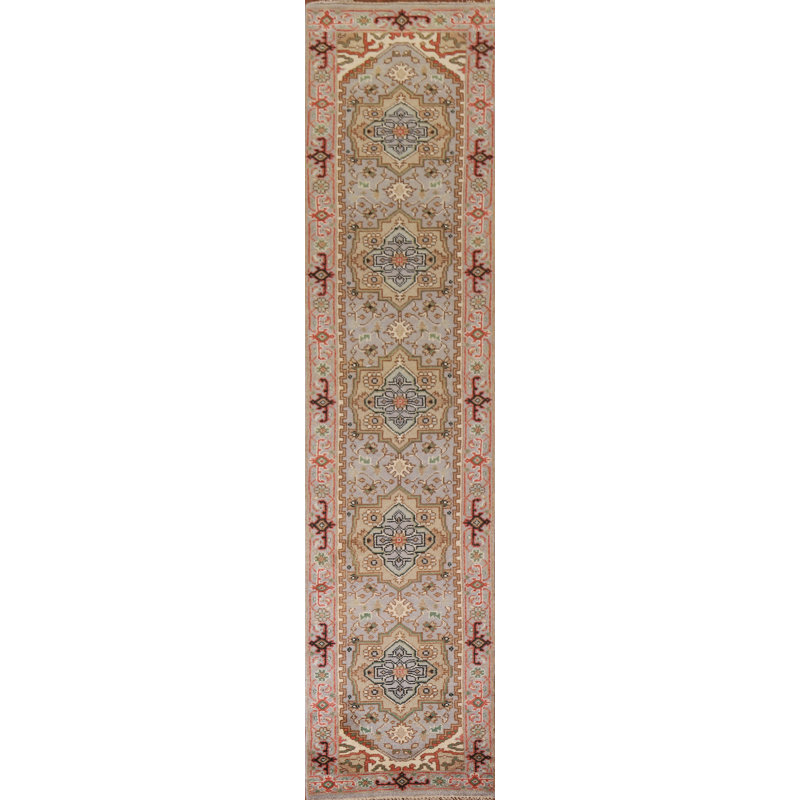 Tapis de couloir oriental géométrique 3x12