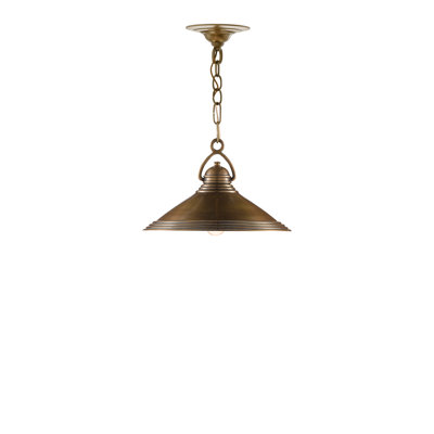Luminaire suspendu conique à 1 lumière Weybright