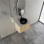 Meuble-lavabo mural 30 po avec lavabo d'art en céramique et 2 portes à fermeture en douceur