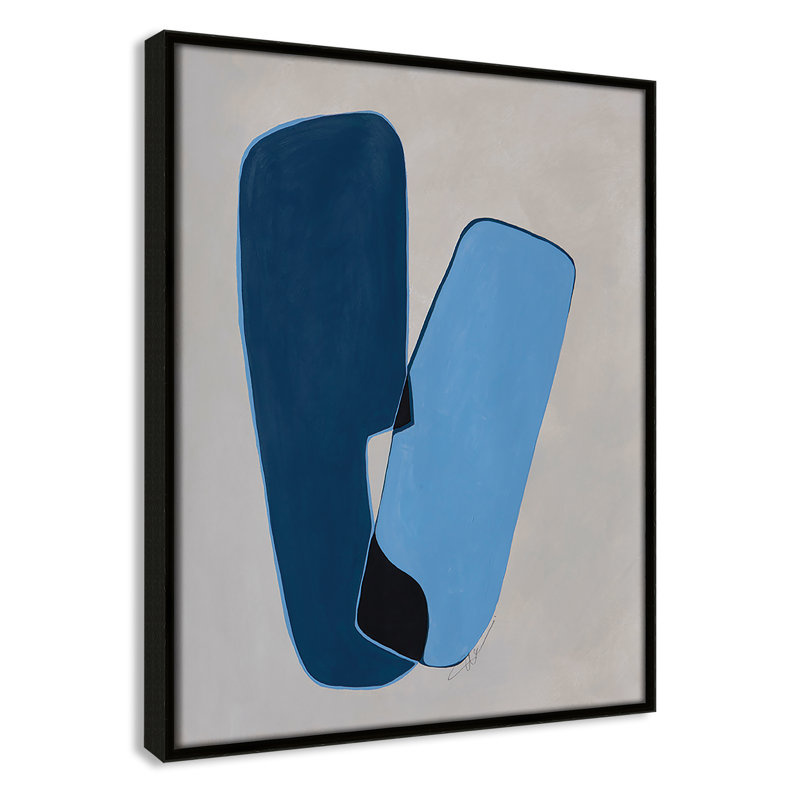 In Unity II by Filippo Ioco For Casa Fine Arts, 15.5" H x 12.5" W x 2" D, Espresso Framed