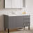 Stylish simple grey bathroom cabinet