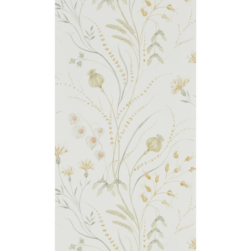 Summer Harvest 10.05m x 52cm Matte Wallpaper Roll, Yellow