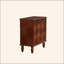 Canapé moderne à 2 tiroirs, table d'appoint étroite, table de chevet mince pour le salon, chambre à coucher