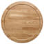 Ensemble de tables basses rondes 2 pièces Camilia, tablette inférieure, bois d'érable brun