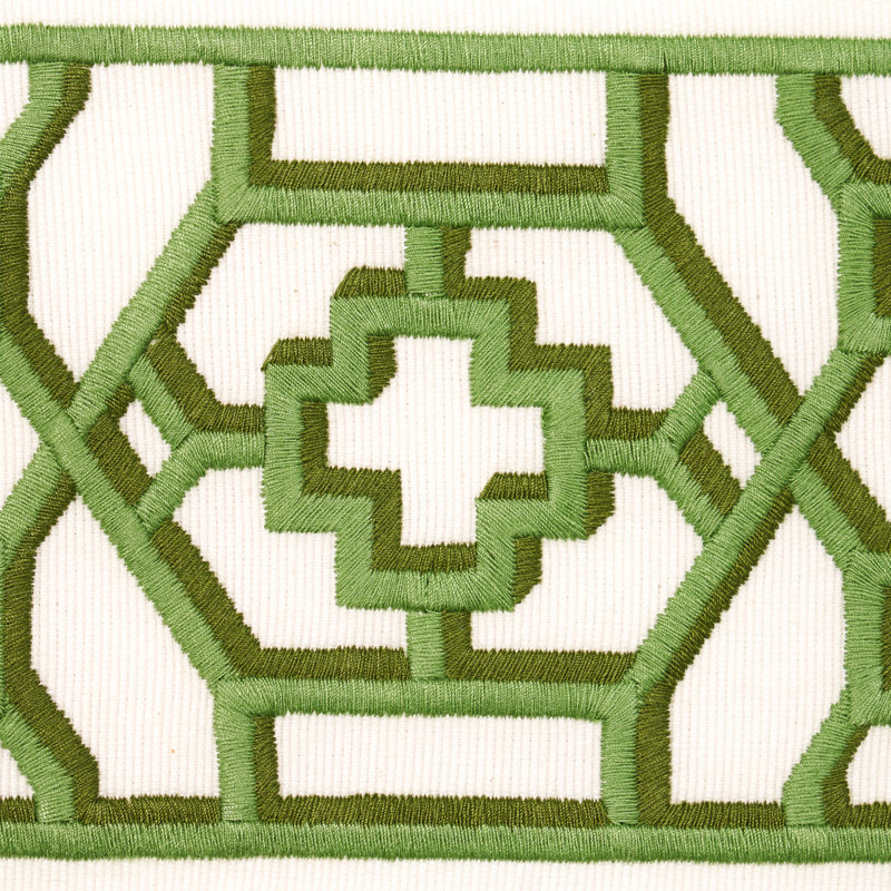 Ruban de treillis Schumacher x Mary McDonald Zanzibar, Jade