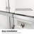 50-54 in. W x 71 in. H Framed Pivot Shower Door With 1/4 In. (6Mm) Tempered Clear Glass-114500382