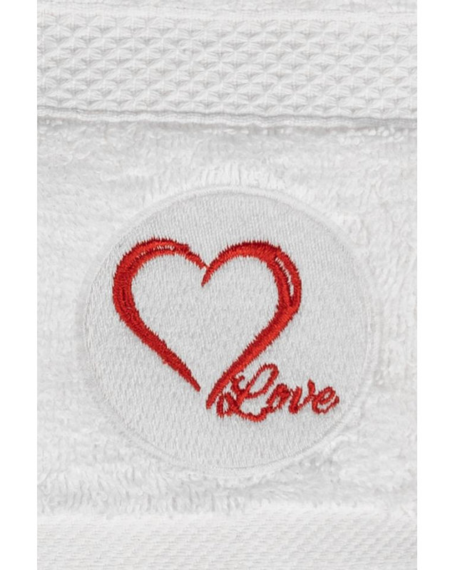 Ensemble de serviettes luxueuses en coton biologique (2 pièces) - 100% coton, 520 g / m² | Essuie-mains 19,7 po x 35,4 po et serviette de bain 27,6 po x 55,1 po | Lavable à la machine, doux et absorbant, parfait pour un spa et un usage quotidien, blanc