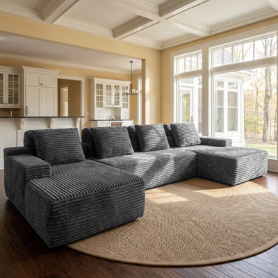  Boneless 134" Sectional Couches