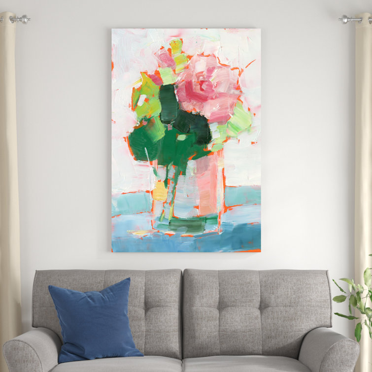 Red Barrel Studio® Cut Flowers I On Canvas Print | Wayfair